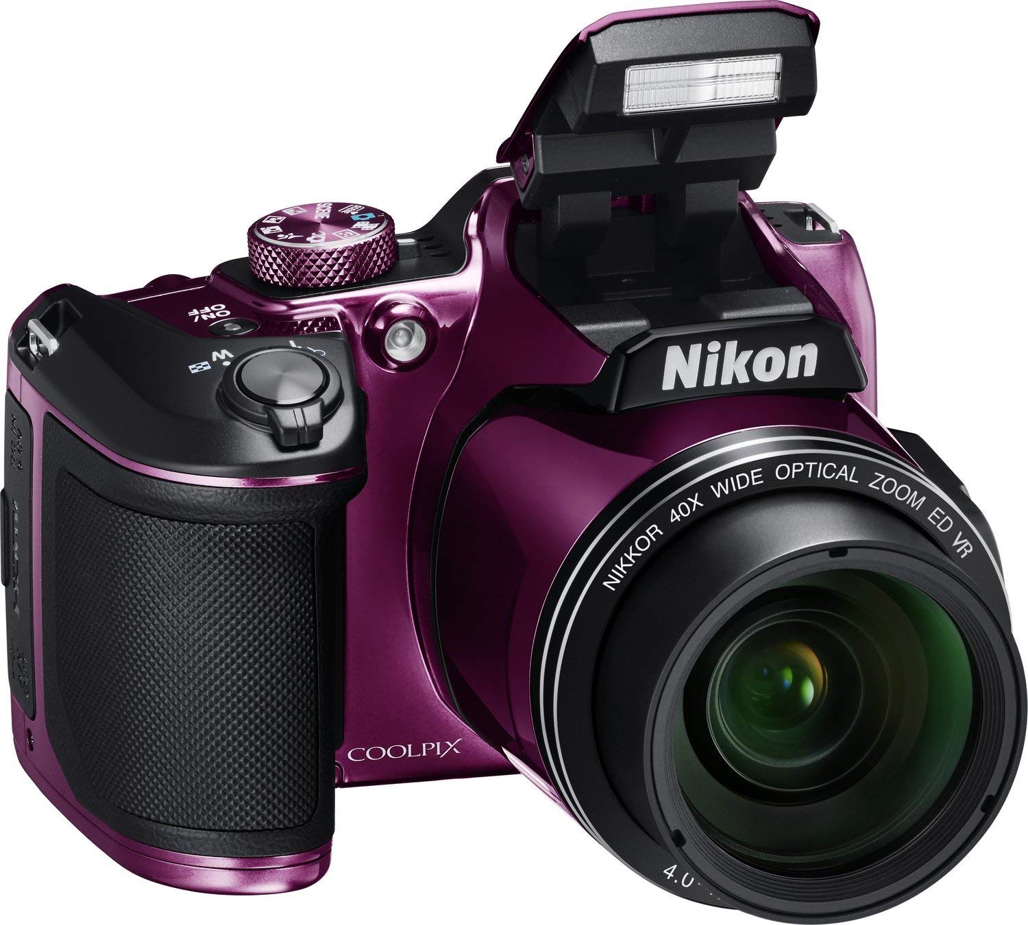 Nikon B500 Coolpix Compact System Camera - Plum: Amazon.co.uk
